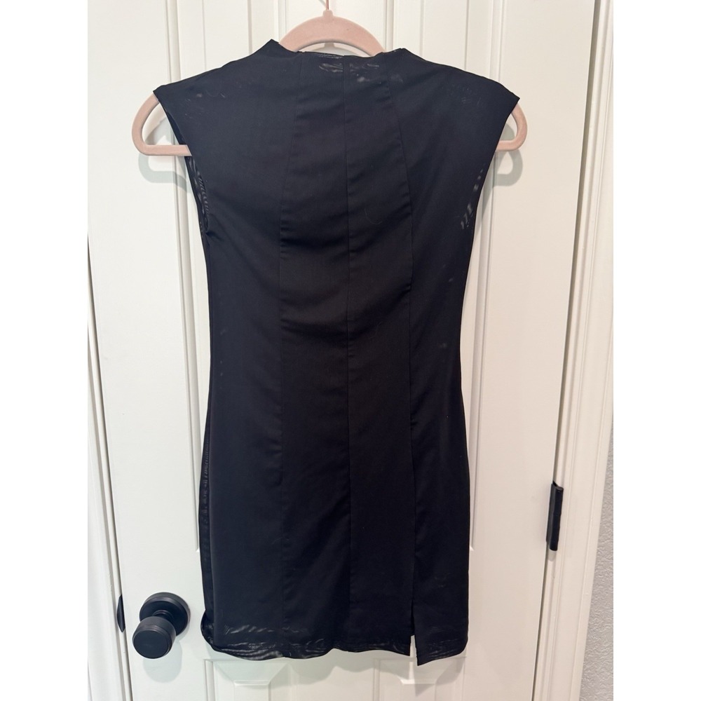 Peppermayo Dress Black Mesh Mini Party Club‎ Small 4
